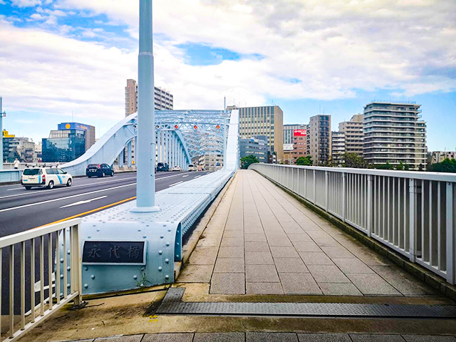 永代橋（えいだいばし）：何時間かかる？隅田川12橋+2橋を、真夏一人で歩いてみました
